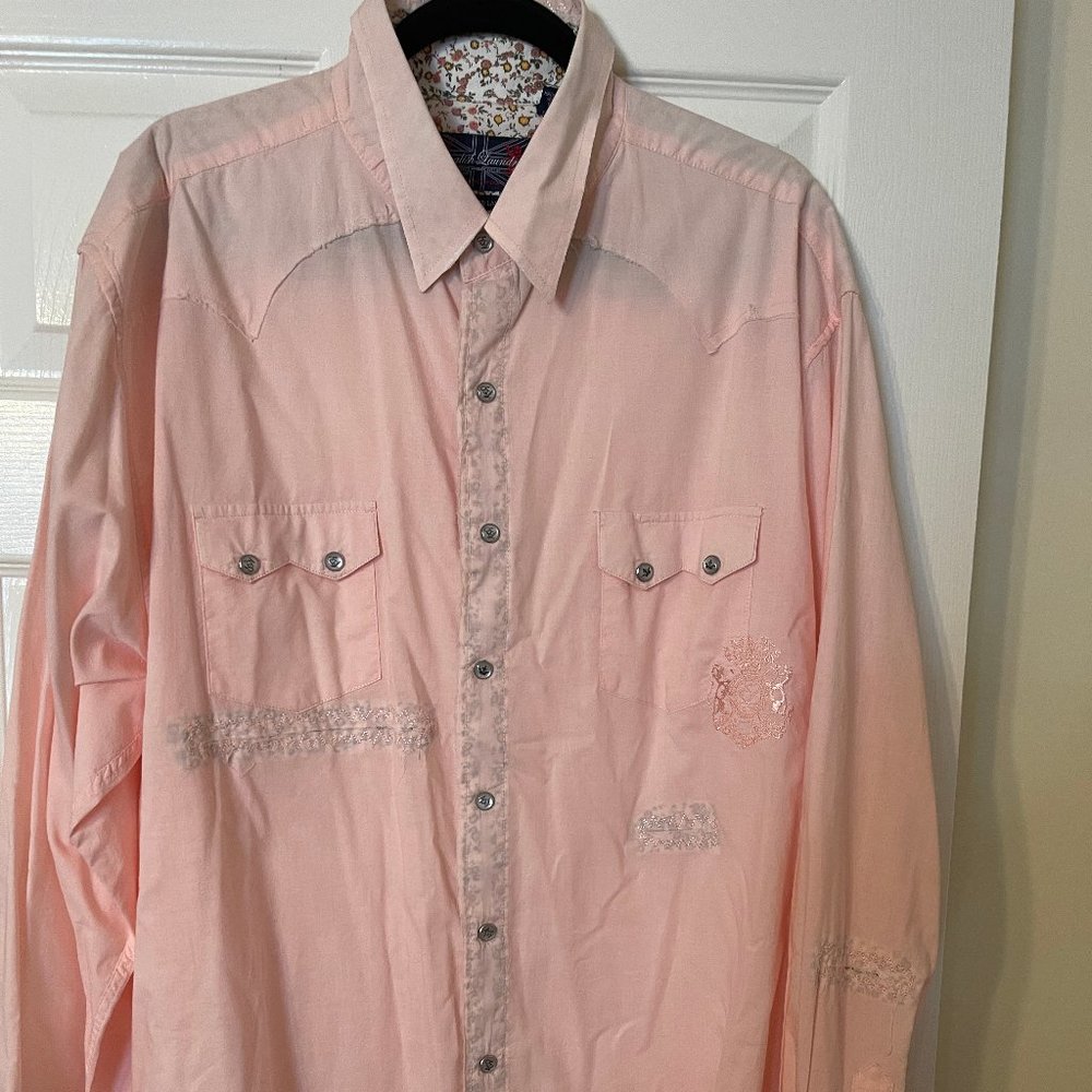 English Laundry Mens Pink Shirt